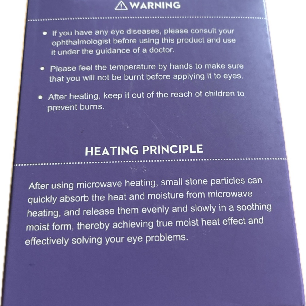 👀 Mokiy Moist Eye Compress Heat Therapy - Picture 5 of 12